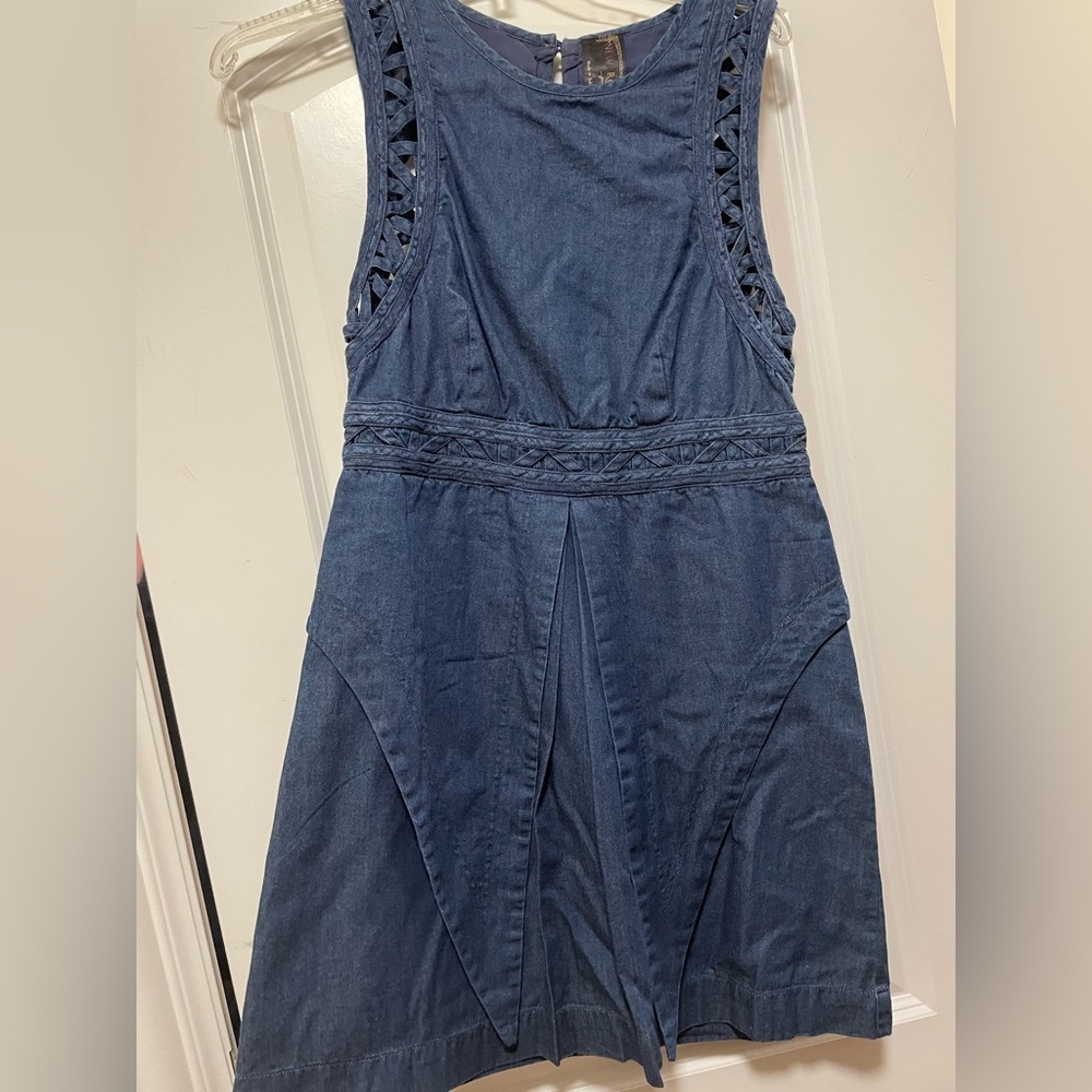 Free People denim dress size 8